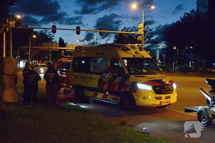 Motor flink beschadigd na ongeval met auto