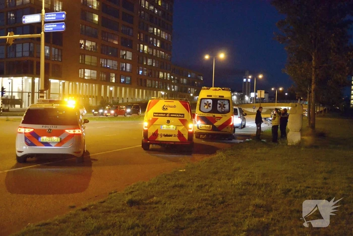 Motor flink beschadigd na ongeval met auto