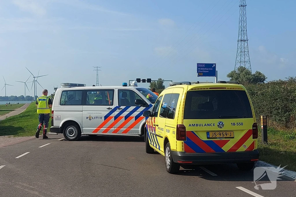 Haringvlietbrug 112 melding Numansdorp 