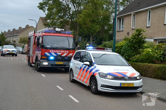 Brand in keuken van woning