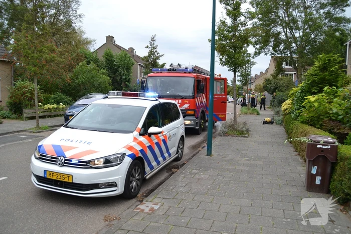 Brand in keuken van woning