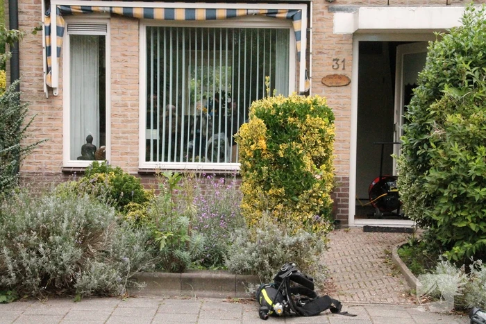 Brand in keuken van woning