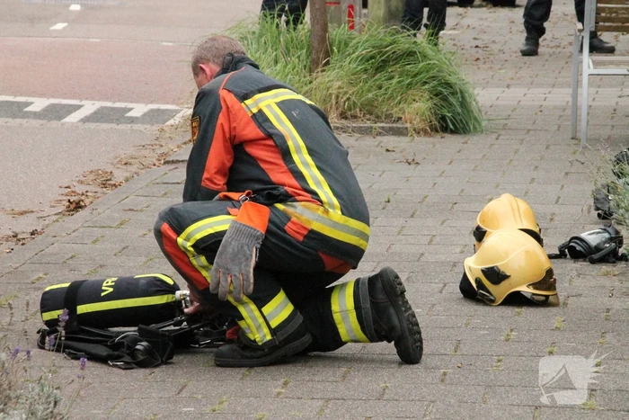Brand in keuken van woning