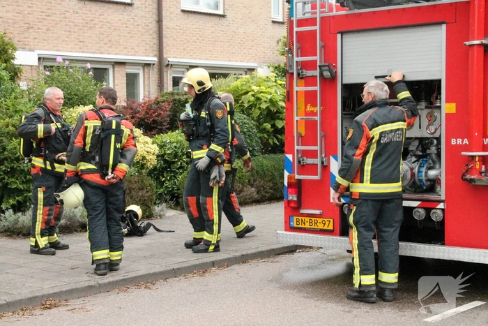 Brand in keuken van woning