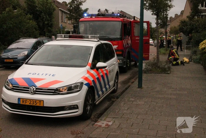 Brand in keuken van woning