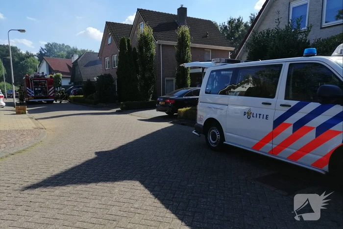 Veel rook bij brand in woning