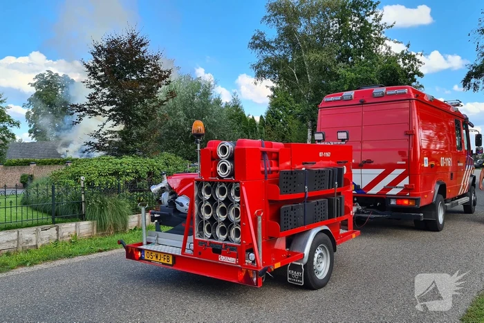 Veel rook bij brand in vrijstaande woning