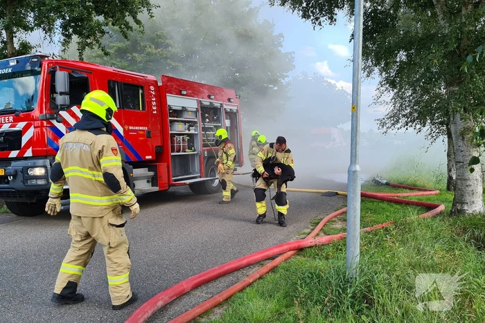 Veel rook bij brand in vrijstaande woning