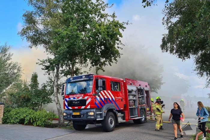 Veel rook bij brand in vrijstaande woning