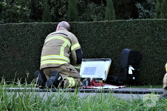 Scootmobiel vliegt in brand