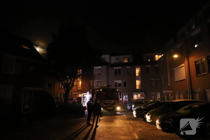 Flinke brand in kelderbox