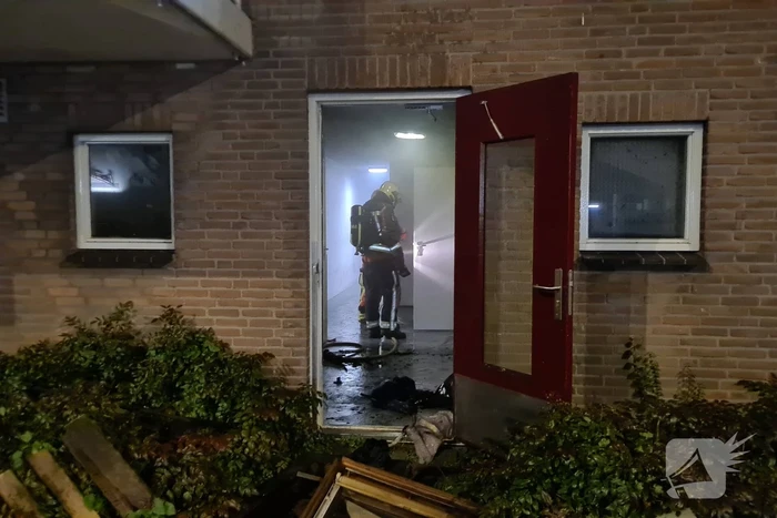 Flinke brand in kelderbox