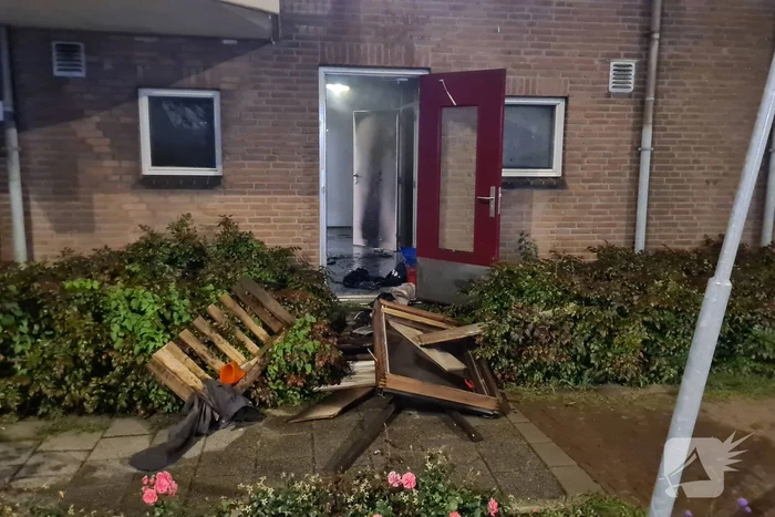 Flinke brand in kelderbox