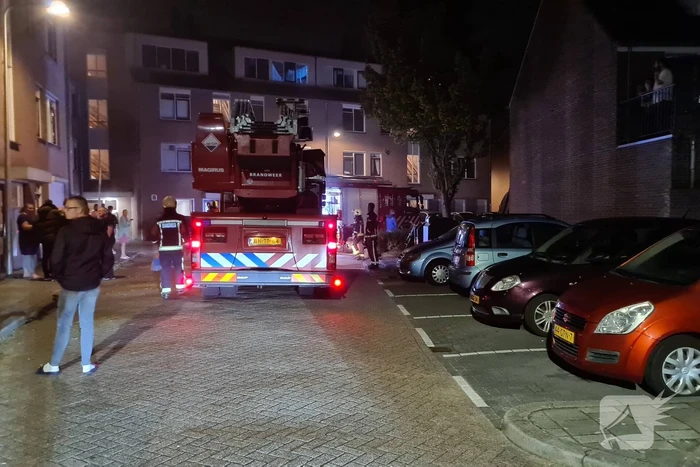 Flinke brand in kelderbox