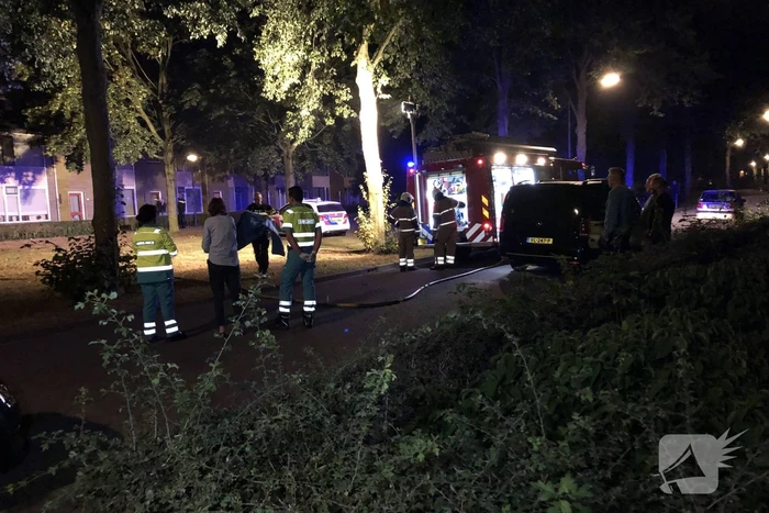 Veel rook bij brand in woning