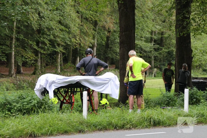 Persoon in greppel gevallen