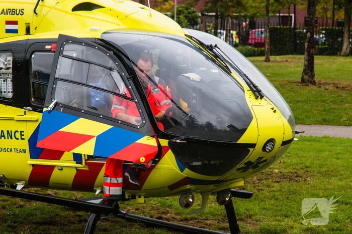 Traumahelikopter landt voor ernstig gewonde bij incident