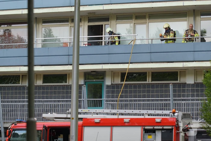Brand op tweede verdieping flatgebouw