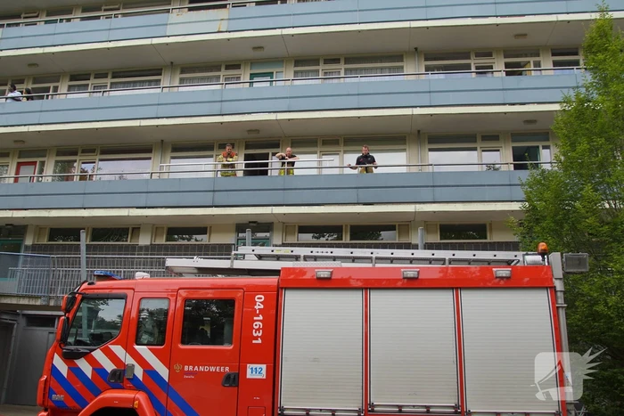 Brand op tweede verdieping flatgebouw