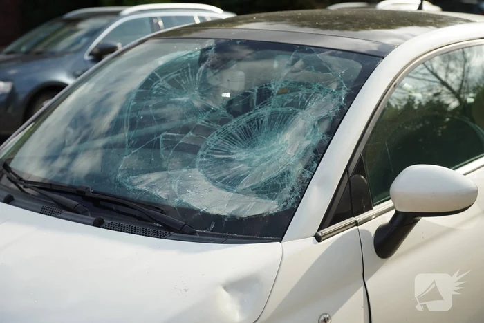 Racefietser geschept door auto en raakt gewond