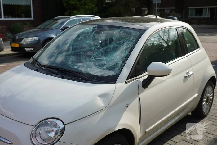 Racefietser geschept door auto en raakt gewond