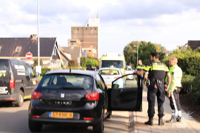 Gewonde bij kop-staart aanrijding