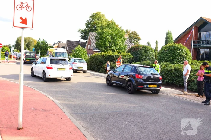 Gewonde bij kop-staart aanrijding