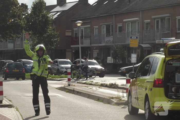 Maaltijdbezorger gaat hard onderuit met fiets