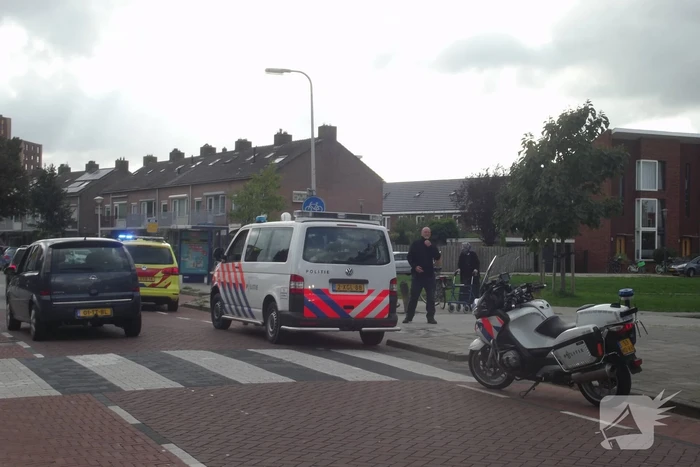 Maaltijdbezorger gaat hard onderuit met fiets