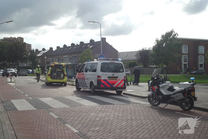 Maaltijdbezorger gaat hard onderuit met fiets
