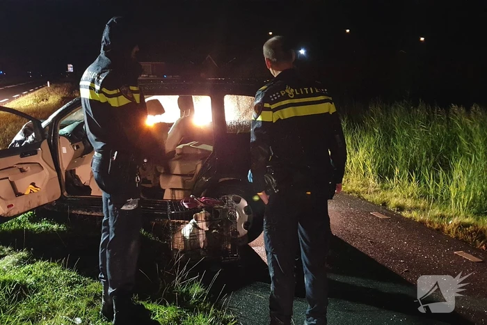 Twee personen bekneld bij zwaar ongeval