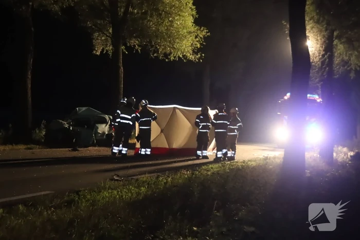 Automobilist overleden na ernstig verkeersongeval