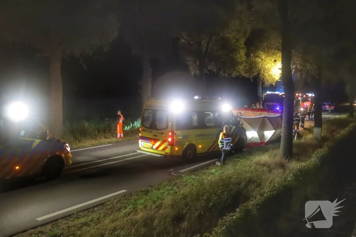 Automobilist overleden na ernstig verkeersongeval