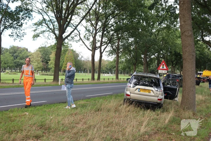 Vier voertuigen betrokken bij kop-staart botsing