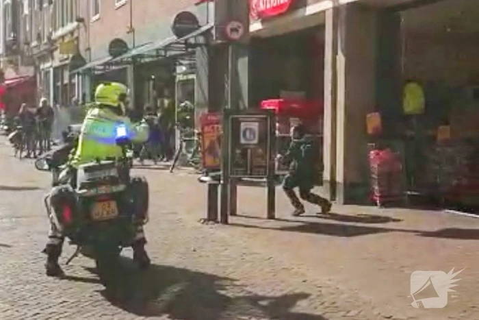 Politie zet taser in bij aanhouding in binnenstad
