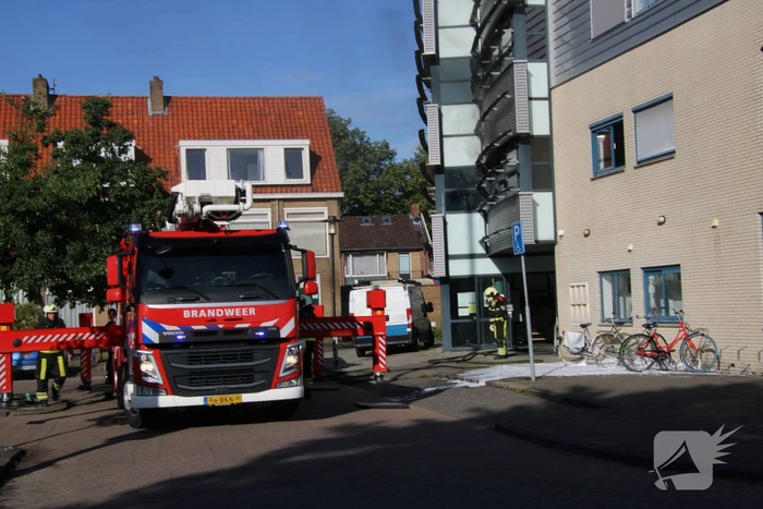 Veel rook bij brand in winkel