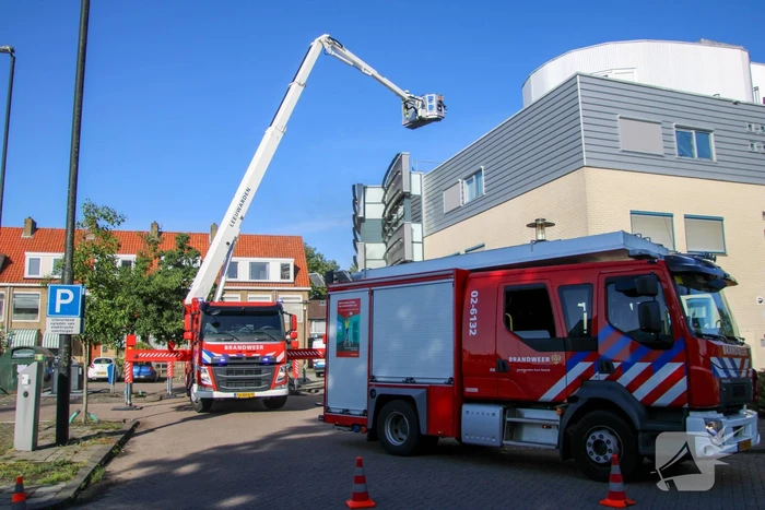 Veel rook bij brand in winkel