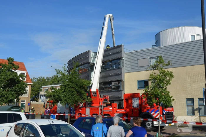 Veel rook bij brand in winkel