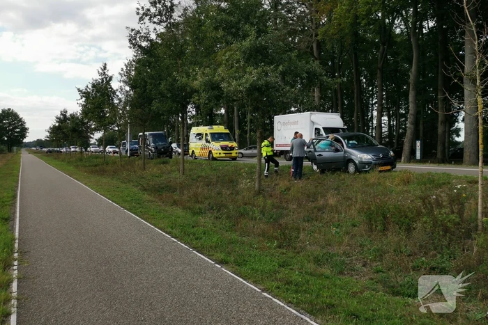 Vier voertuigen betrokken bij kop-staart aanrijding