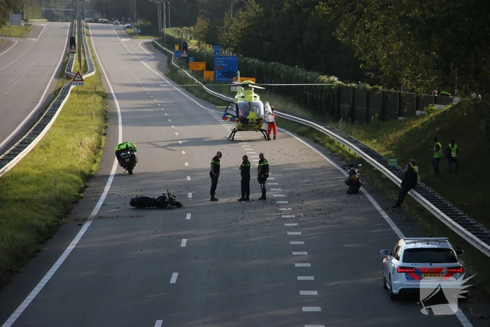 Motorrijder zwaargewond na ongeval