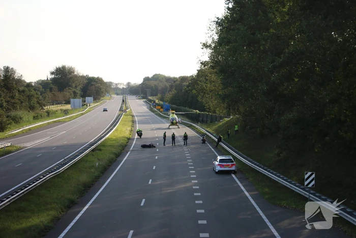 Motorrijder zwaargewond na ongeval