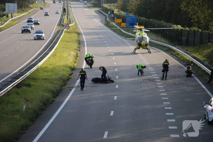 Motorrijder zwaargewond na ongeval