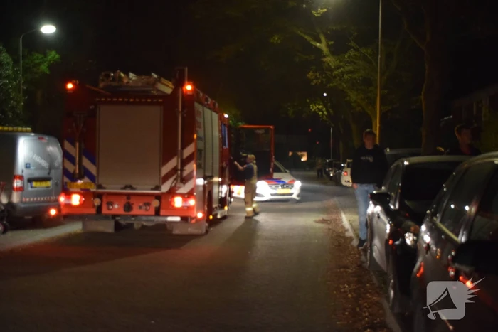 Brand in keuken van flatwoning