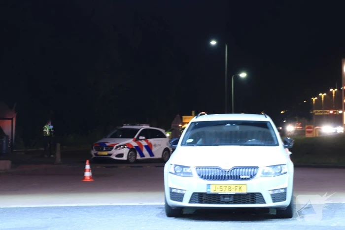 Auto klemgereden na bedreiging