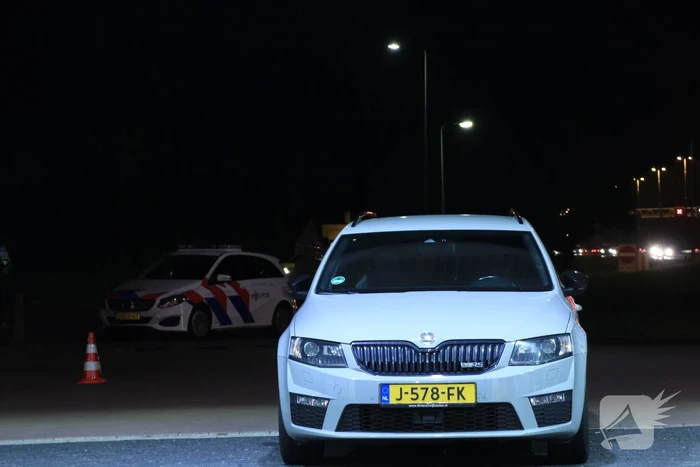 Auto klemgereden na bedreiging