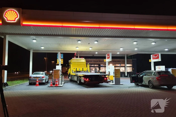 Auto klemgereden na bedreiging