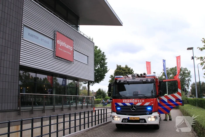 Autobrand in parkeergarage