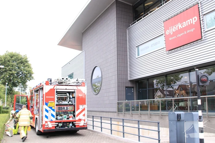 Autobrand in parkeergarage