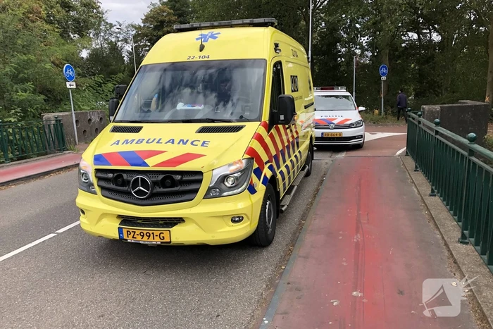 Automobilist knalt tegen vangrail en belandt tegen boom