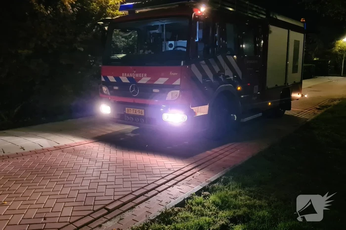 Onderzoek naar brandlucht in woning